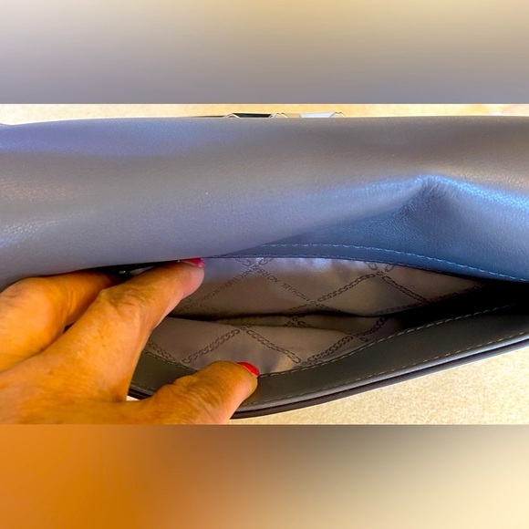 MICHAEL MICHAEL KORS Parker Heather Grey Convertible Pouchette Shoulder Bag, NWT - Picture 14 of 16